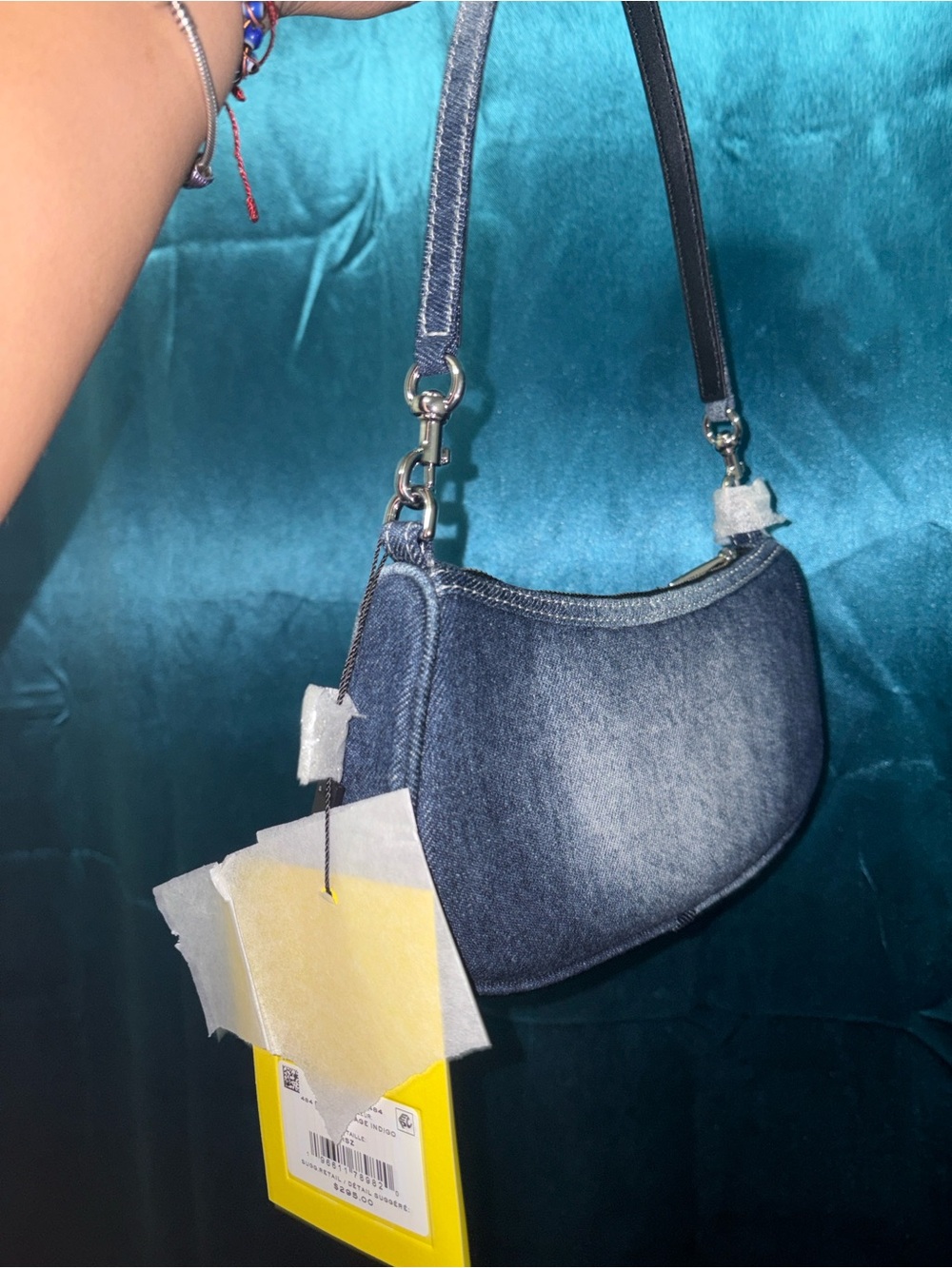Marc Jacobs Indigo Denim Shoulder Bag nwt as shown 🦋 no flaws - Picture 6 of 8